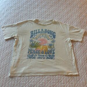 Billabong Cream Peace & Love Tee